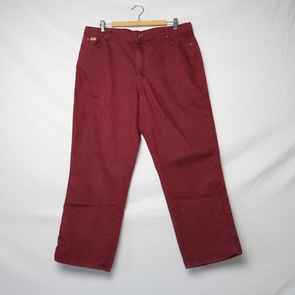 Vintage 90s Lee burgundy red straight leg mom jeans 18S